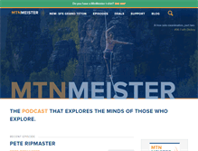 Tablet Screenshot of mtnmeister.com
